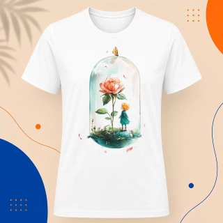 Pánské tričko - Strážce růže - Malý princ - Le petit prince